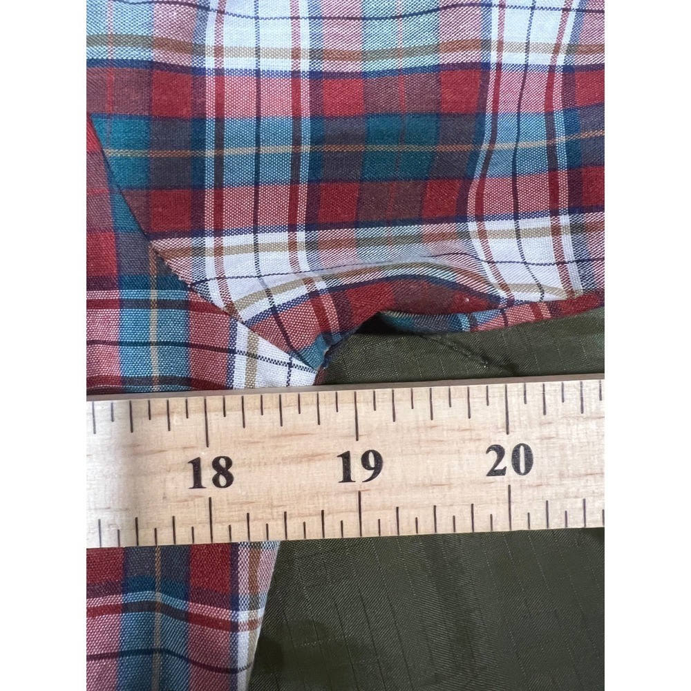 Panhandle Slim VTG Golden West Pearl Snap Men S Slim Fit Permanently Press Plaid - Picture 6 of 9